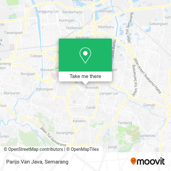 Parijs Van Java map