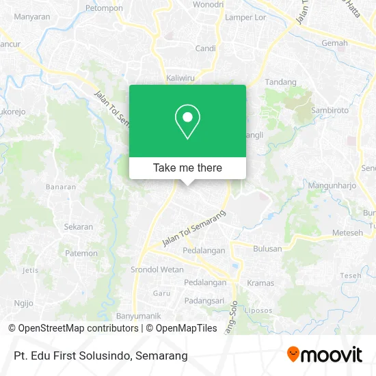 Pt. Edu First Solusindo map