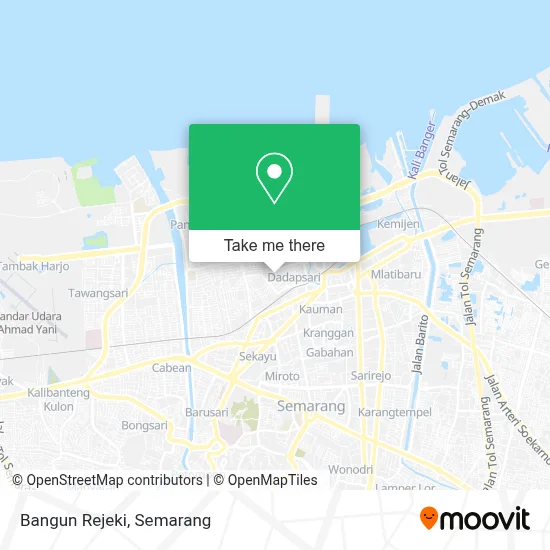Bangun Rejeki map
