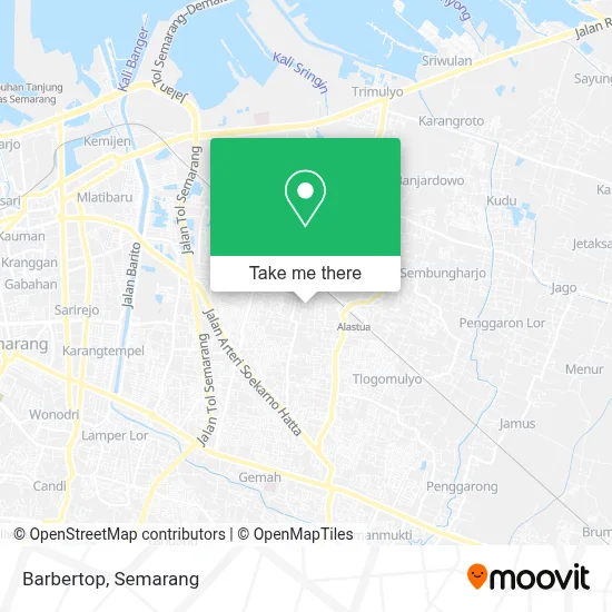 Barbertop map