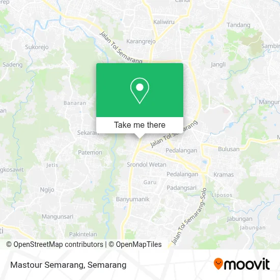 Mastour Semarang map