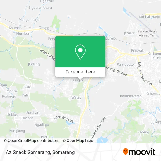 Az Snack Semarang map