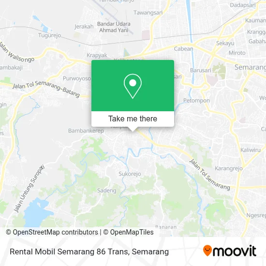 Rental Mobil Semarang 86 Trans map