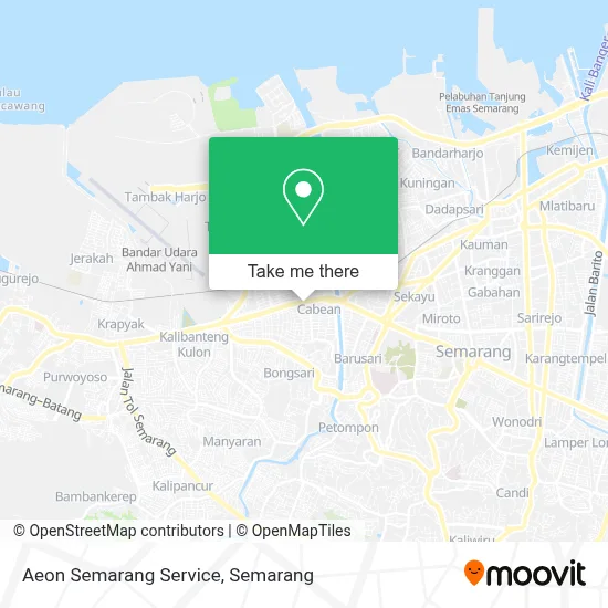 Aeon Semarang Service map