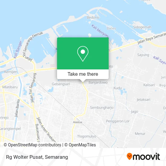Rg Wolter Pusat map