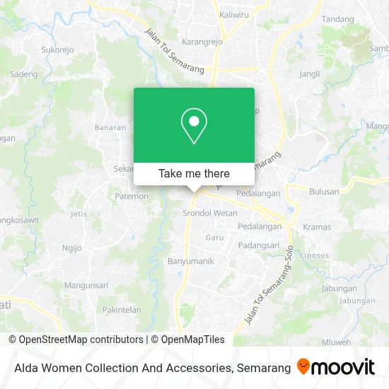 Alda Women Collection And Accessories map
