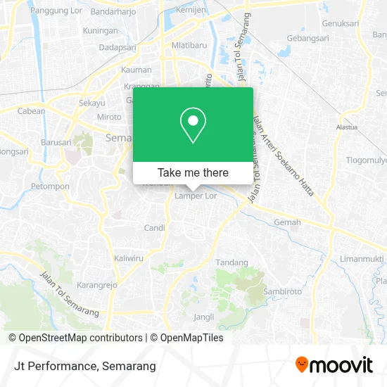 Jt Performance map