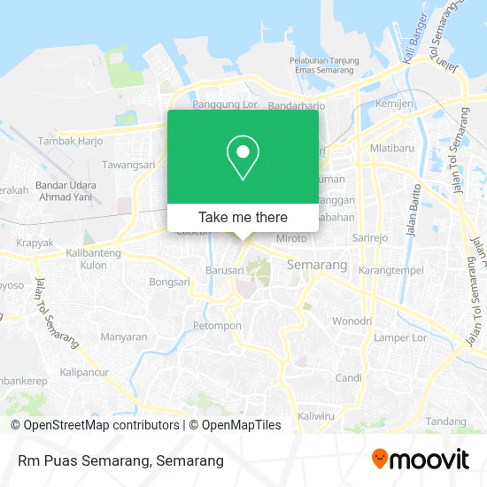 Rm Puas Semarang map