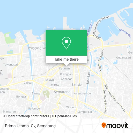 Prima Utama. Cv map