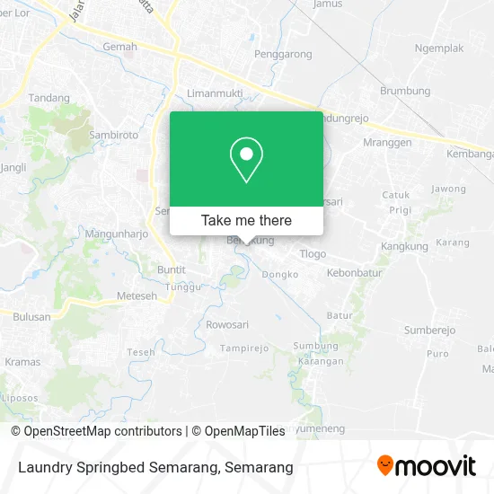 Laundry Springbed Semarang map