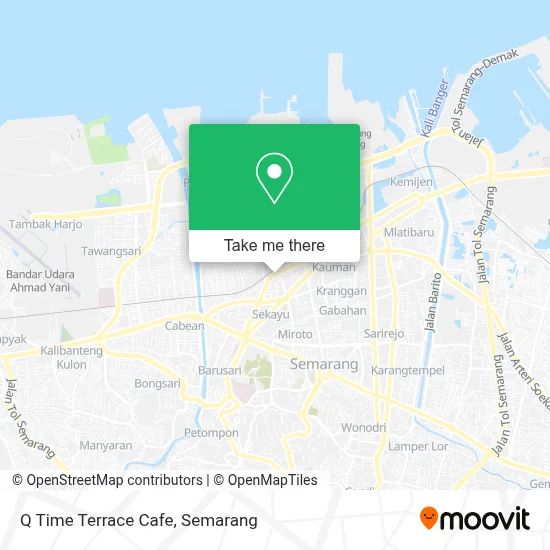 Q Time Terrace Cafe map