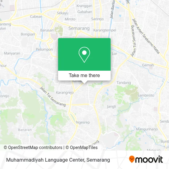 Muhammadiyah Language Center map