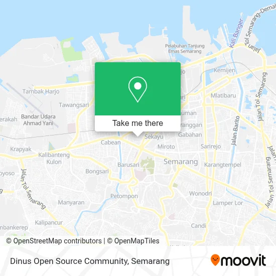 Dinus Open Source Community map