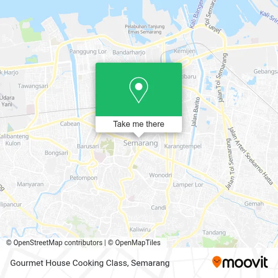 Gourmet House Cooking Class map