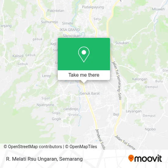 R. Melati Rsu Ungaran map