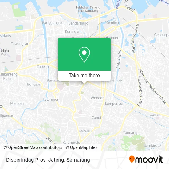 Disperindag Prov. Jateng map