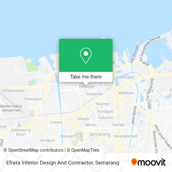 Efrata Interior Design And Contractor map