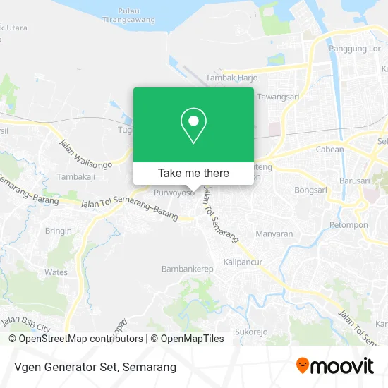 Vgen Generator Set map