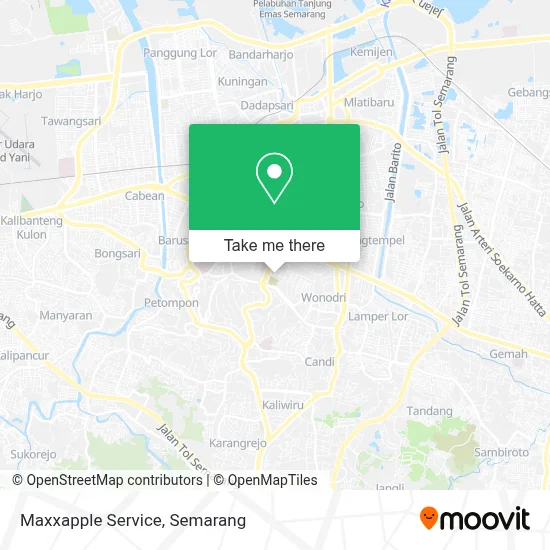 Maxxapple Service map