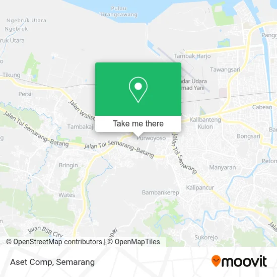 Aset Comp map