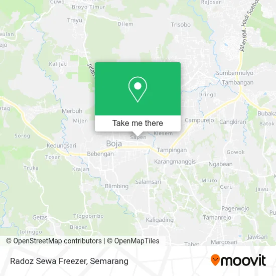 Radoz Sewa Freezer map