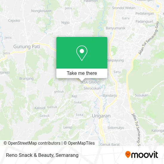 Reno Snack & Beauty map