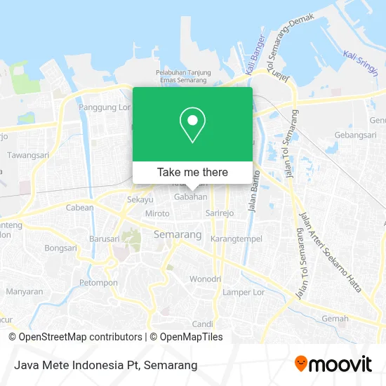 Java Mete Indonesia Pt map