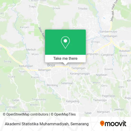 Akademi Statistika Muhammadiyah map