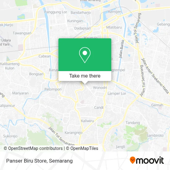 Panser Biru Store map
