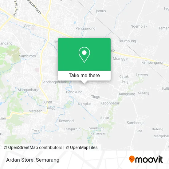 Ardan Store map