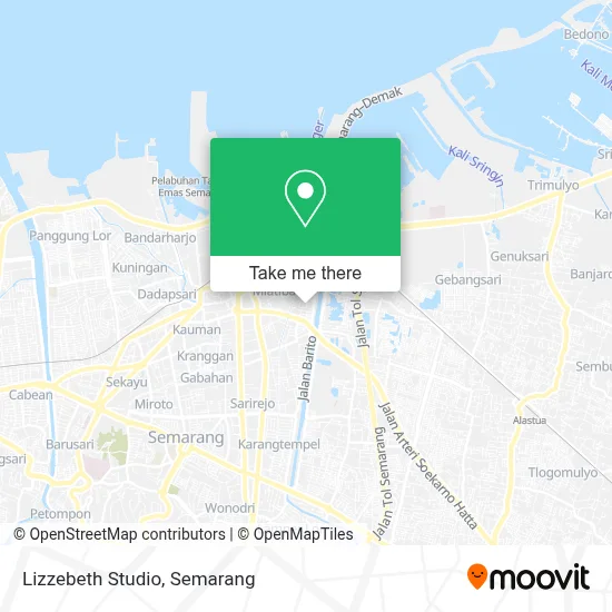 Lizzebeth Studio map