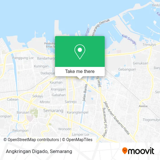 Angkringan Digado map