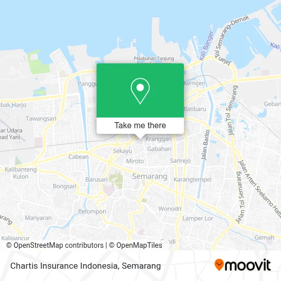 Chartis Insurance Indonesia map