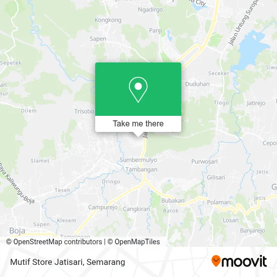 Mutif Store Jatisari map