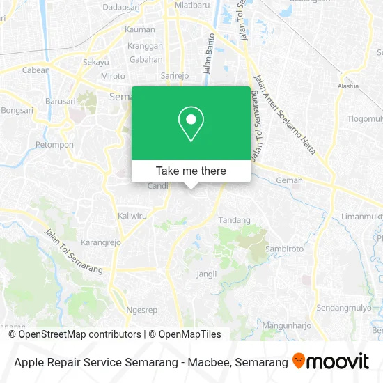 Apple Repair Service Semarang - Macbee map