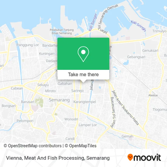 Vienna, Meat And Fish Processing map