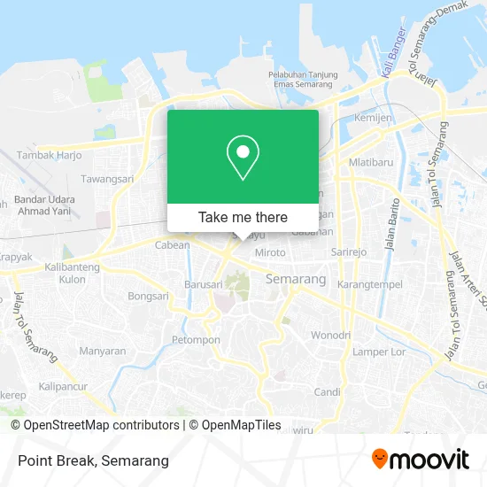Point Break map