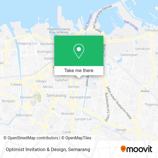 Optimist Invitation & Design map