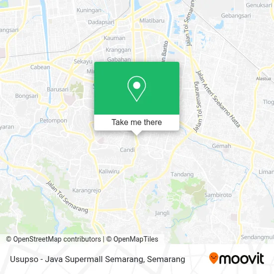 Usupso - Java Supermall Semarang map