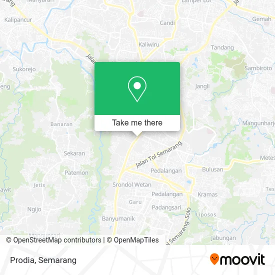 Prodia map
