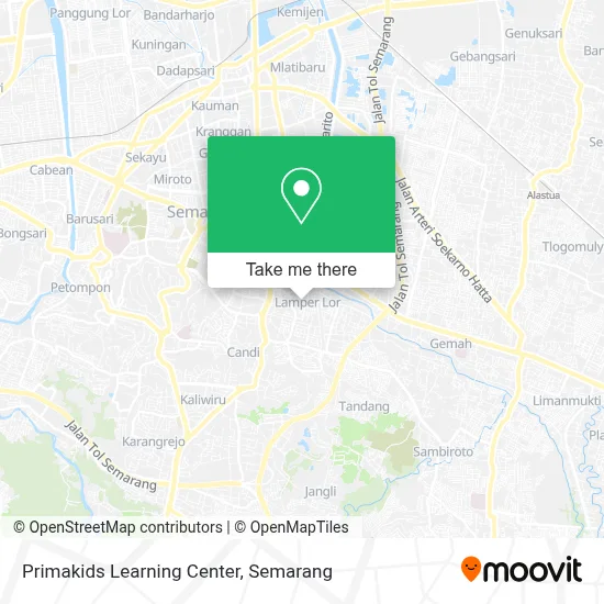 Primakids Learning Center map