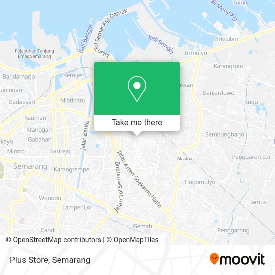 Plus Store map