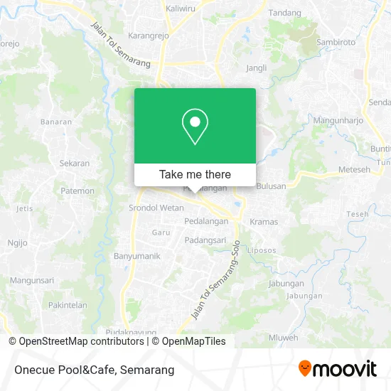 Onecue Pool&Cafe map