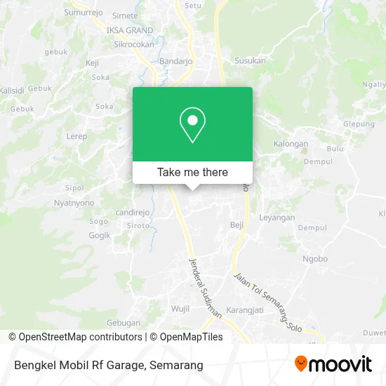 Bengkel Mobil Rf Garage map