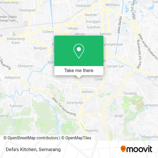 Defa's Kitchen map