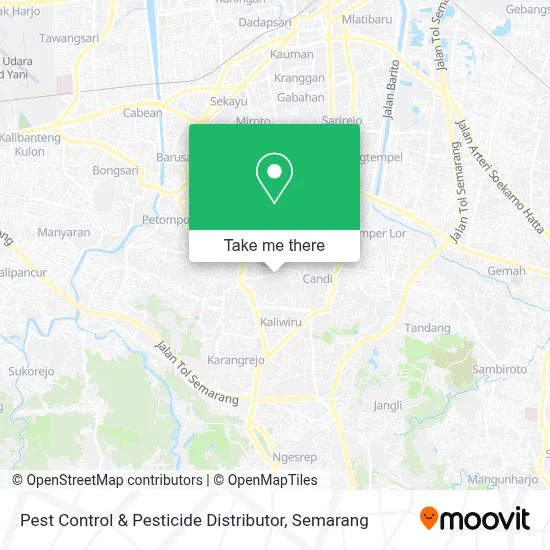 Pest Control & Pesticide Distributor map