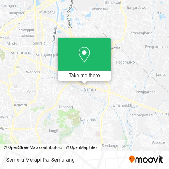 Semeru Merapi Pa map