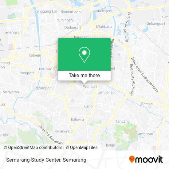 Semarang Study Center map