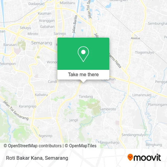 Roti Bakar Kana map
