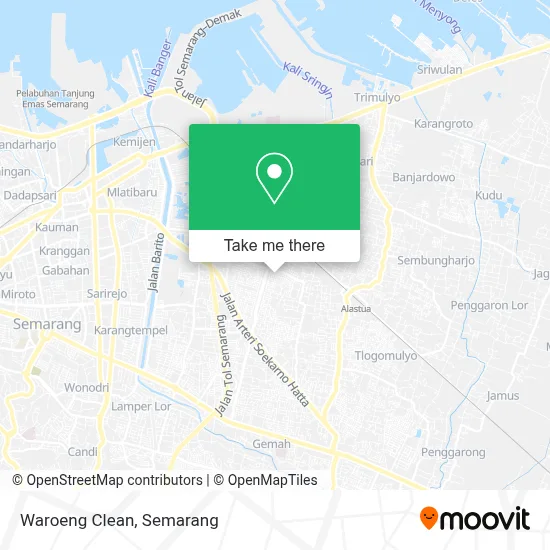 Waroeng Clean map